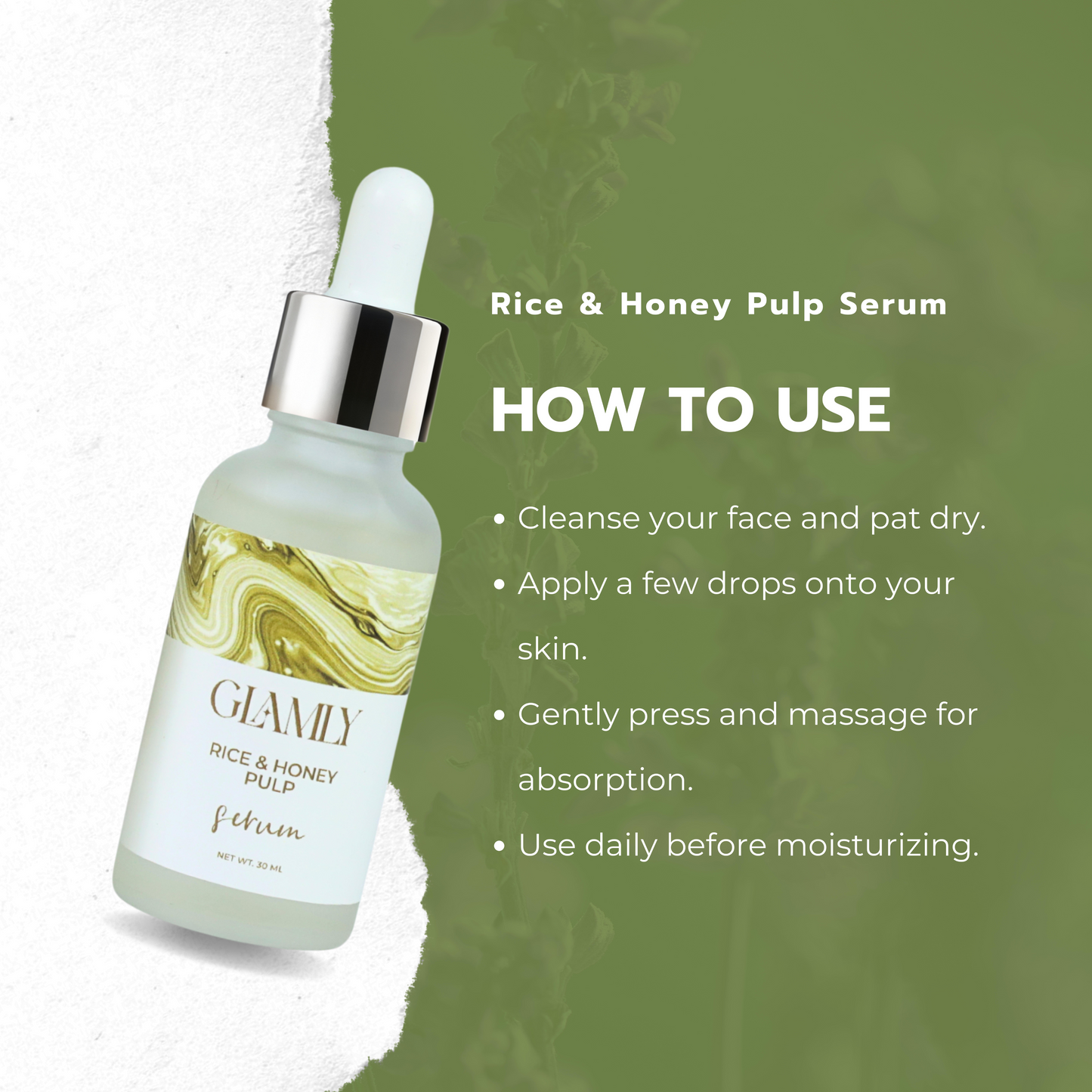 Rice and Honey Pulp Serum Repair and Radiance Boost