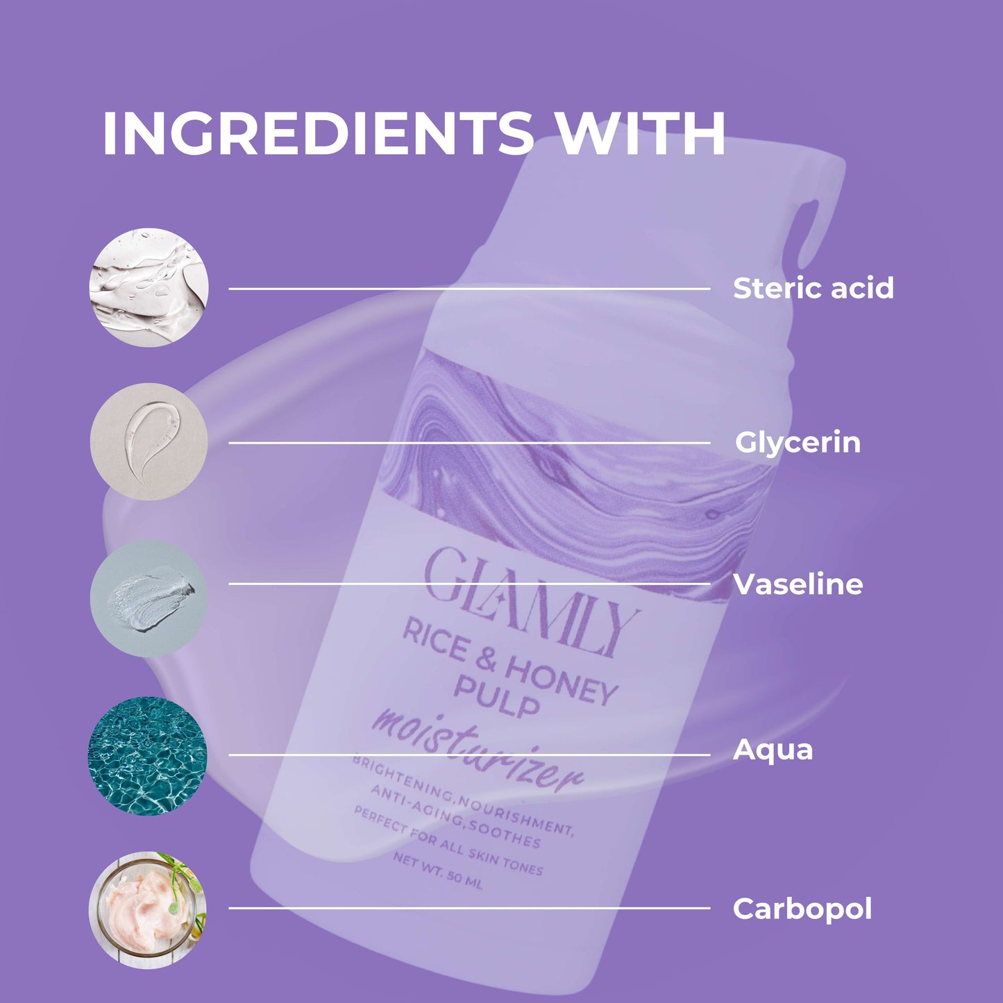 Rice and Honey Pulp Moisturizer Deep Hydration Glow