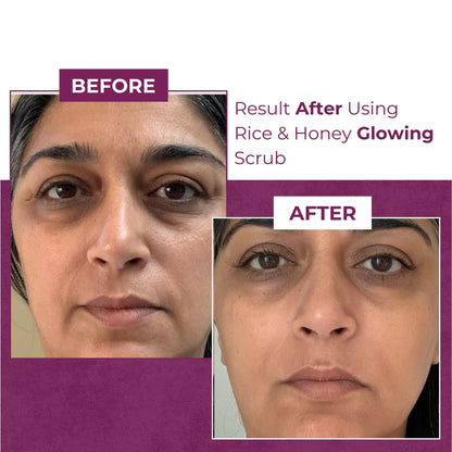 Rice and Honey Glowing Scrub Exfoliate and Smooth Skin