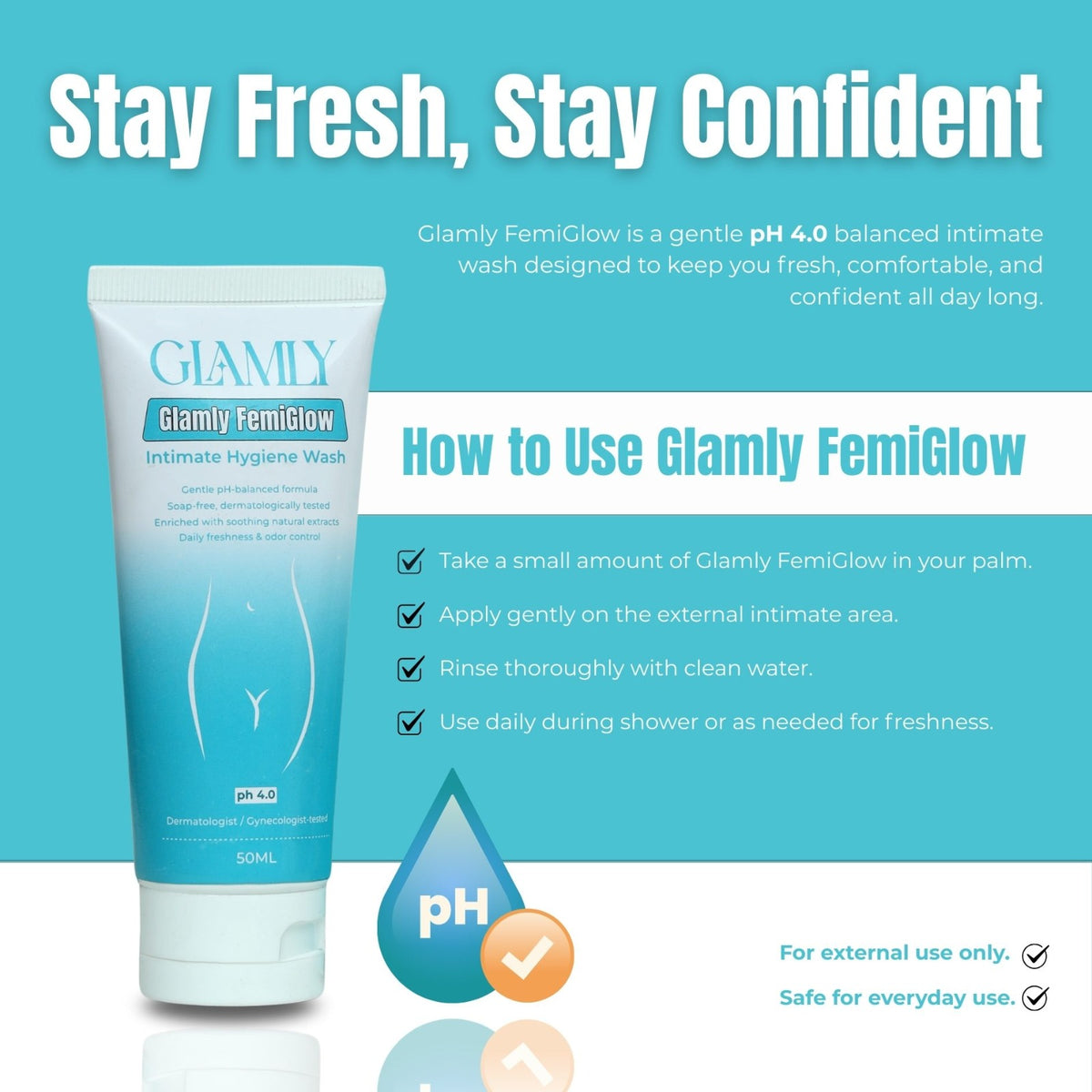 FemiGlow Intimate Hygiene Wash - 5