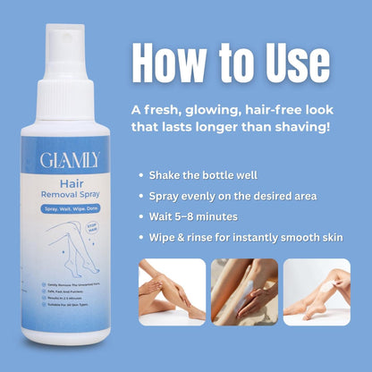 Glamly Hair Removal Spray - 3