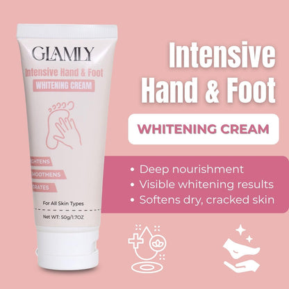 Glamly Intensive Hand & Foot Whitening Cream - 1