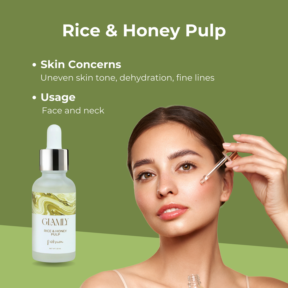 Glamly Rice and Honey Pulp Serum - 3