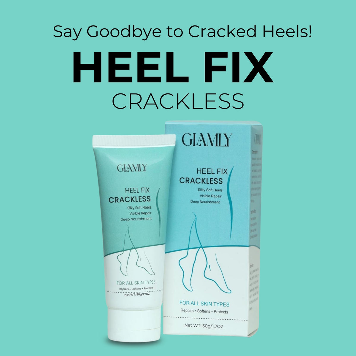 Heel Fix Cream For Cracked And Rough Feets - 1