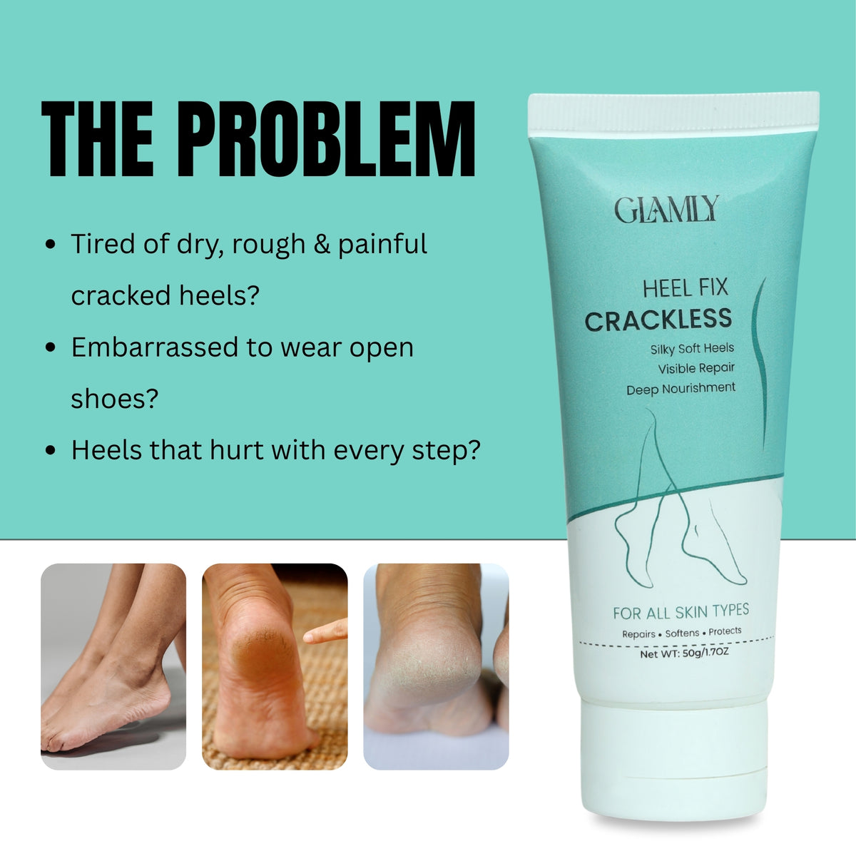 Heel Fix Cream For Cracked And Rough Feets - 4