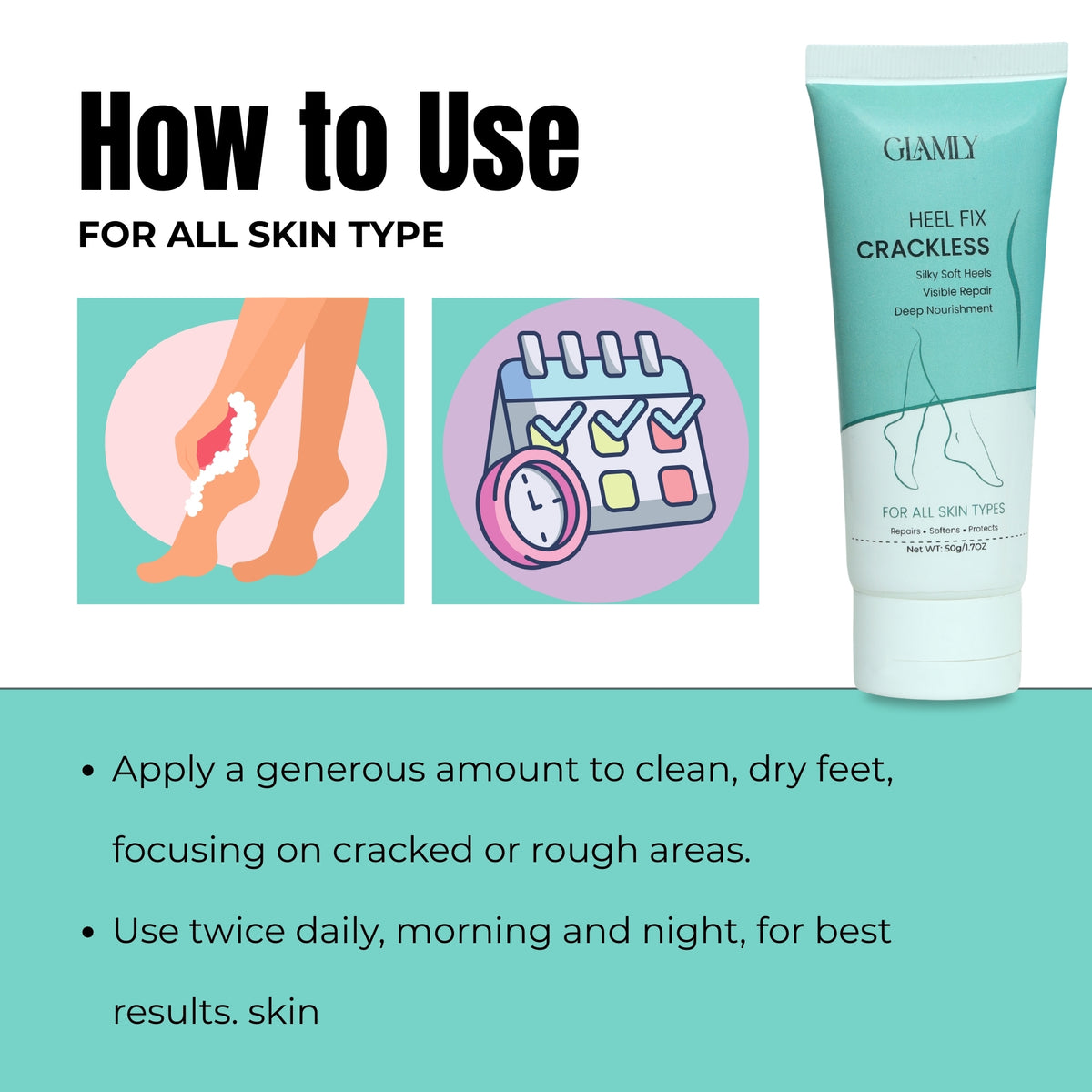 Heel Fix Cream For Cracked And Rough Feets - 5