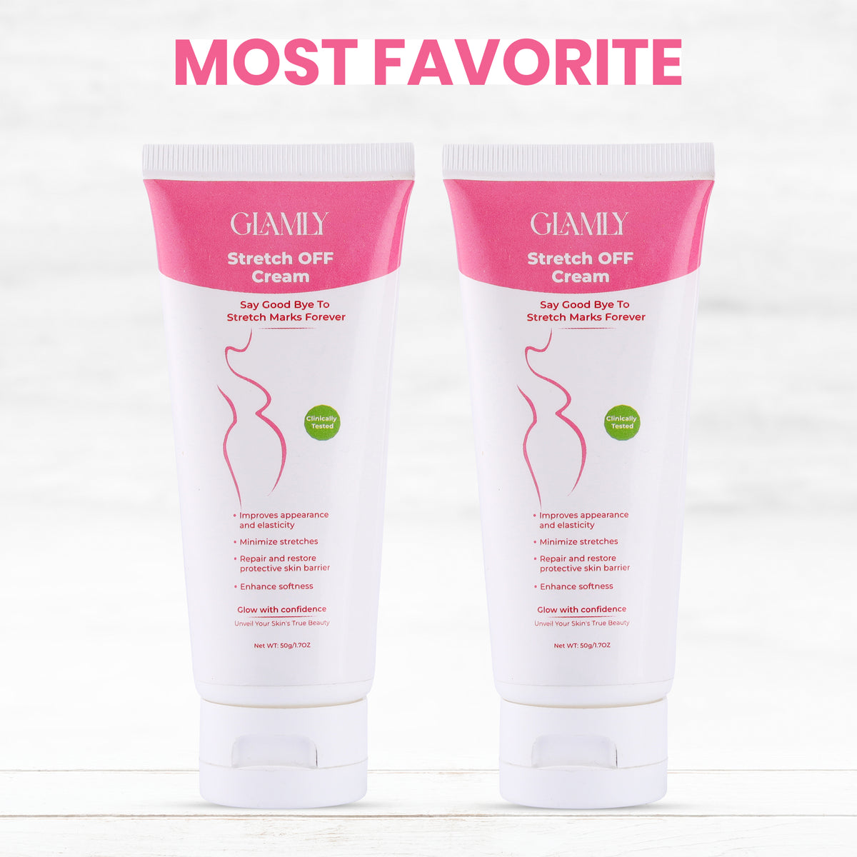Pack of 2 Glamly Stretch OFF Cream - 1