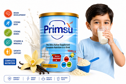 Primsu Balanced Diet Supplement Vanilla Flavour 400g - 6
