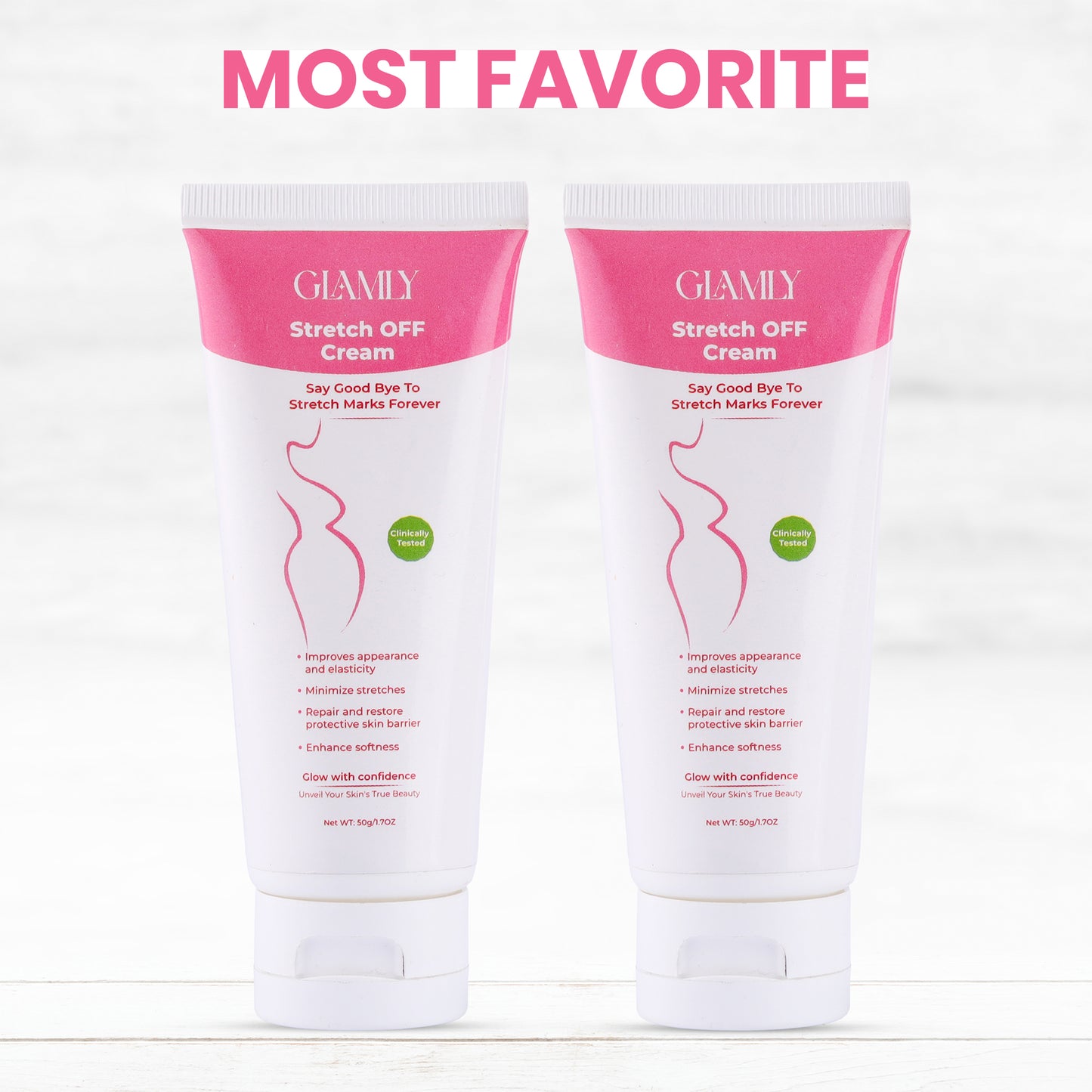 Pack of 2 Glamly Stretch OFF Cream