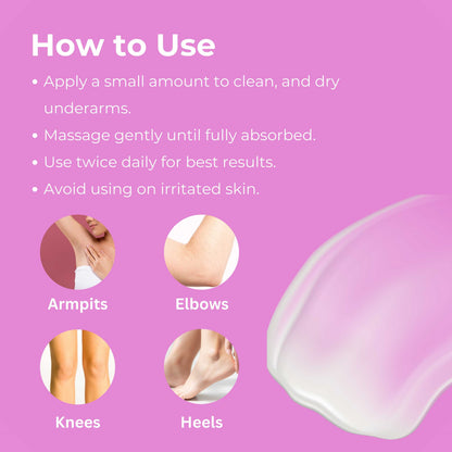 Underarm Glow Cream Bright and Fresh Skin - 6